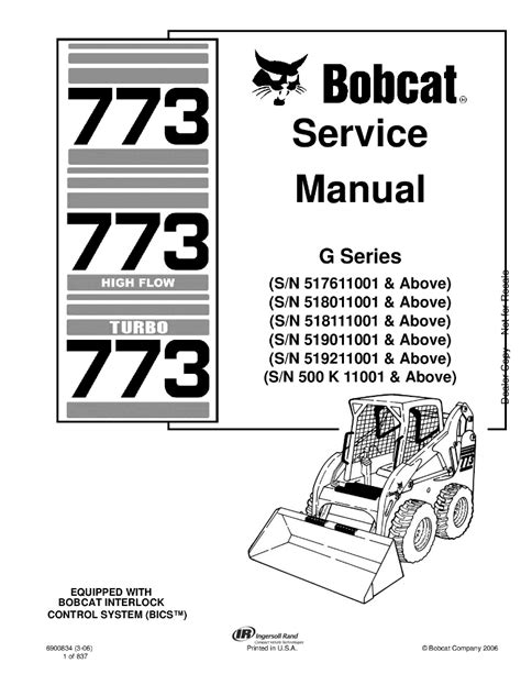 how big is 773 bobcat skid steer|bobcat 773 owners manual.